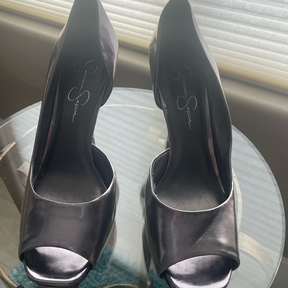 Metallic Jessica Simpson heels - Picture 1 of 8